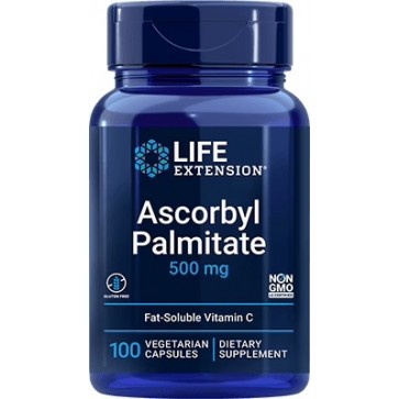 Ascorbyl Palmitate, 500 mg, 100 Vegetarian Capsules Life Extension