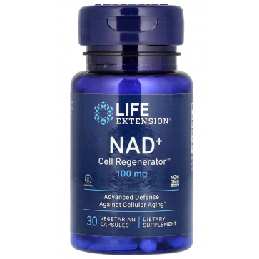 NAD+ Cell Regenerator 100 mg, 30 vegetarian capsules Life Extension