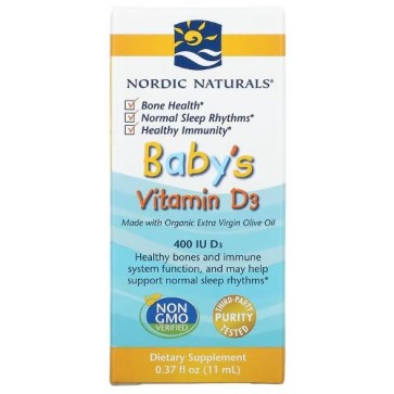 Vitamina D3 Babys 0.37oz Nordic naturals