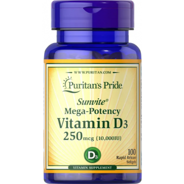 Vitamina D3 10.000 IU 100s PURITAN