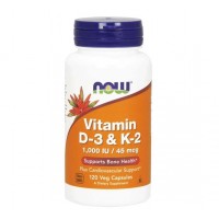Vitamina d3+k2 Now 120s NOW Foods
