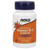 Vitamina D3 5.000 120 softgels NOW Foods