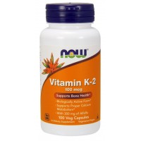 Vitamina K2 100mg 100 veg caps NOW Foods