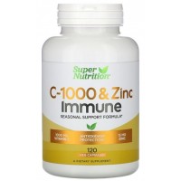 Vitamina C 1.000 and Zinc Immune 120 vcaps
